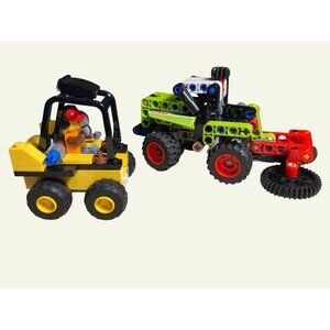 LEGO-Compatible Construction Farming Creative Building Toy Vehicle Set